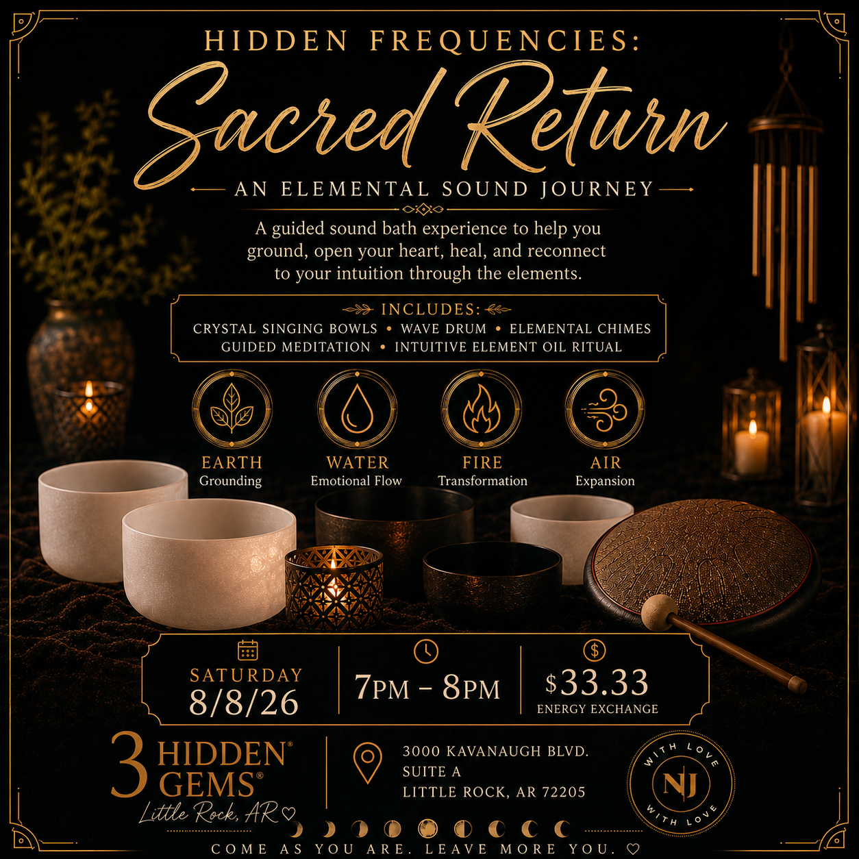 Hidden Frequencies: Sacred Return “An Elemental Sound Journey”